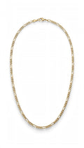 Cadena 3x1 Eslabones Amarilla 14k
