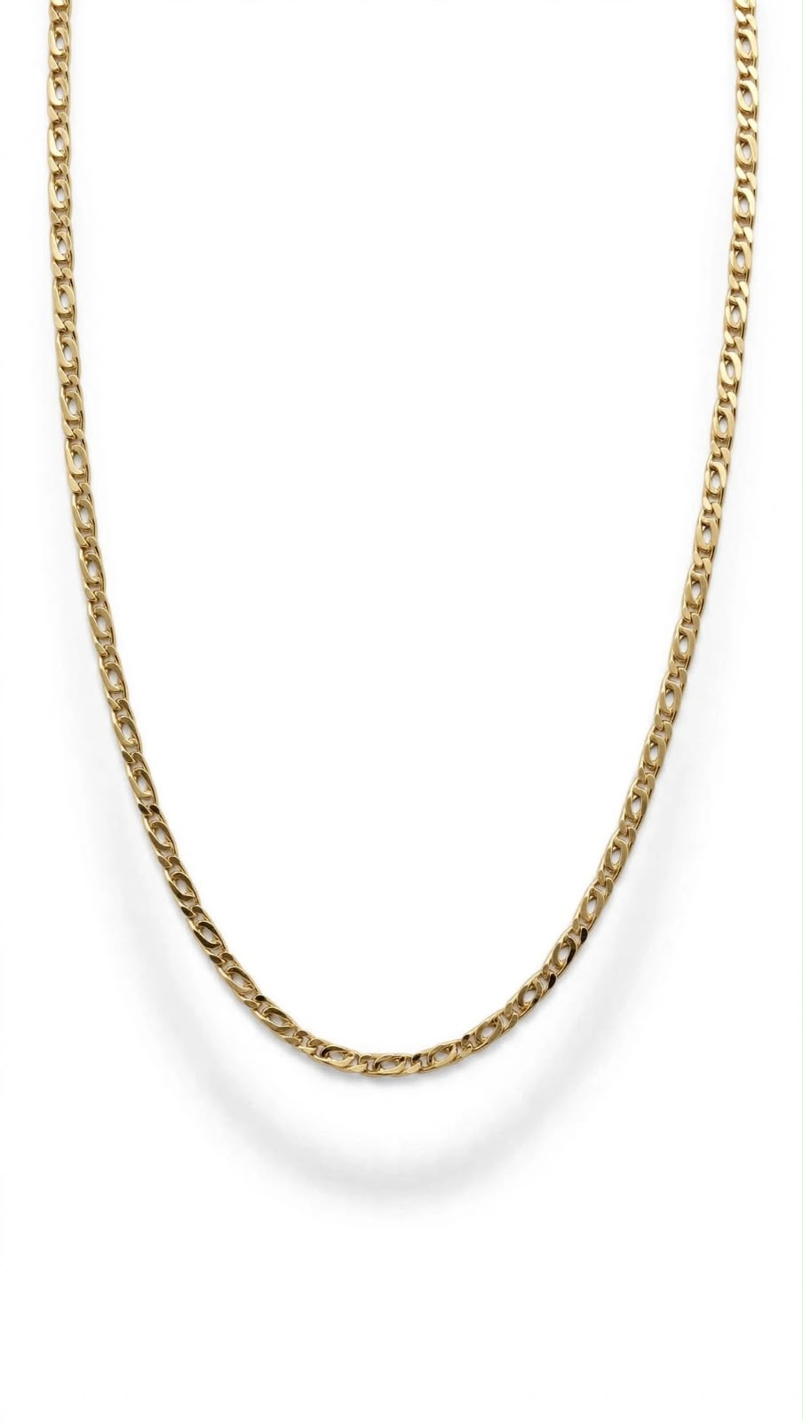 Cadena Ojo de tigre Amarilla 14k
