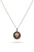 Gargantilla de León Oro Rosa 14k